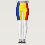 Romania Leggings<br><div class="desc">Romania flag colours: Blue Yellow,  Red</div>