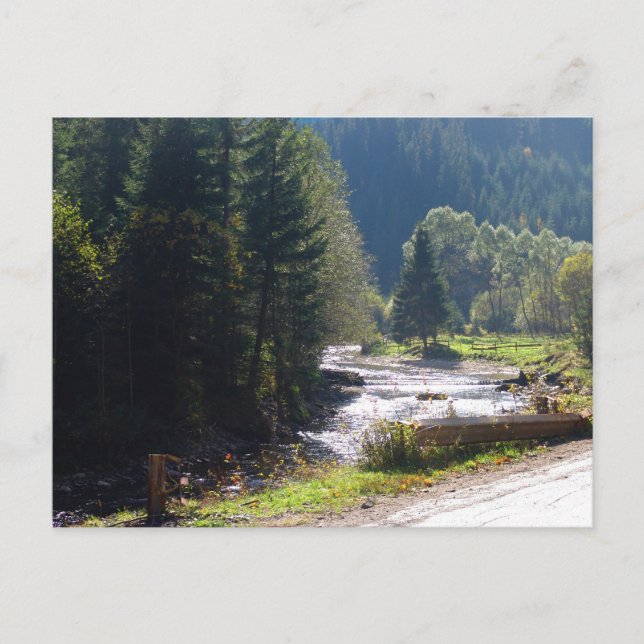 Romania, Moldova, River in the mountains Postcard (Front)