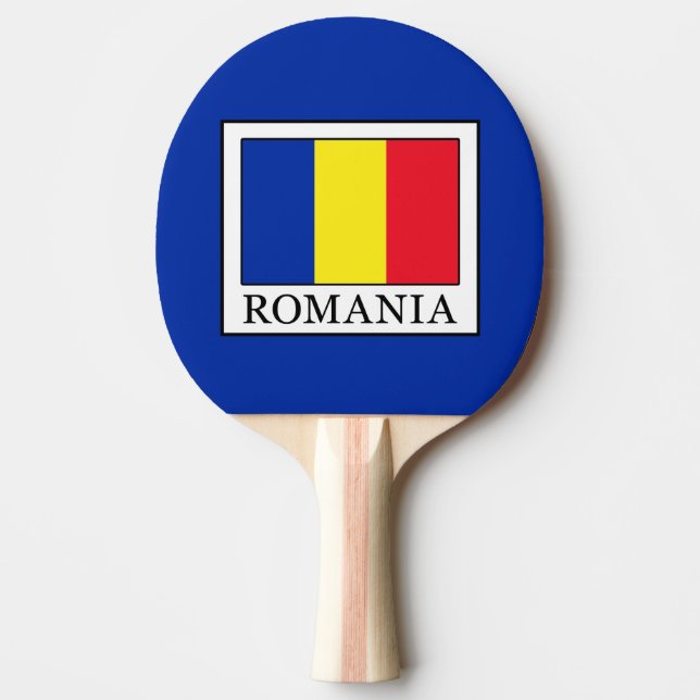 Romania Ping Pong Paddle (Front)