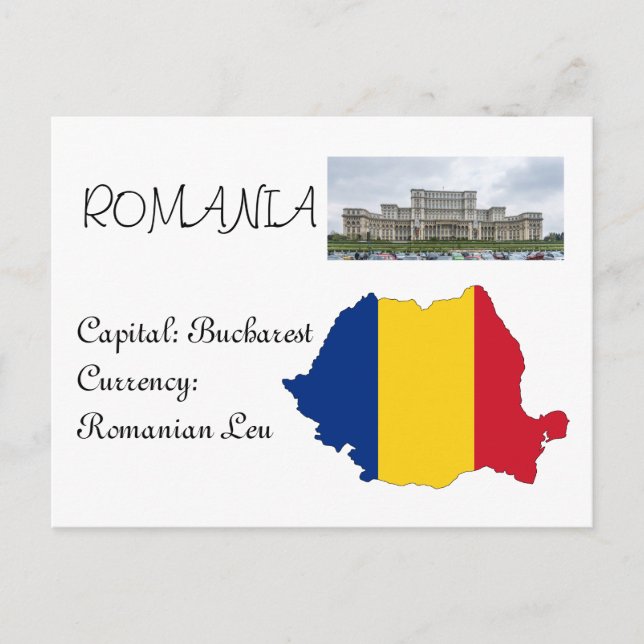 Romania Postcard (Front)