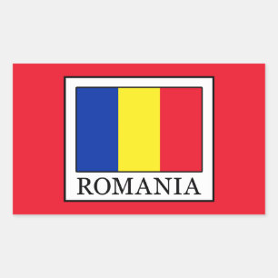 Romania Rectangular Sticker