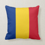 Romania (Romanian) Flag Cushion<br><div class="desc">Customisable World Flag Products - Please feel free to add your own text.</div>