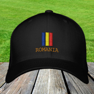 Romania & Romanian Flag fashion / Patriots Embroidered Hat