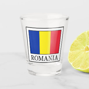Romania Shot Glass