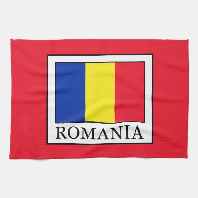 Romania Tea Towel (Horizontal)
