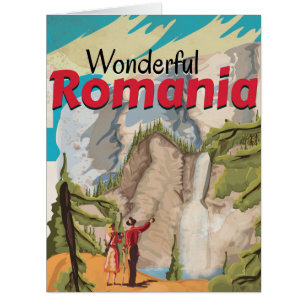 Romania Vintage Travel Poster