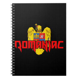 ROMANIAC - Heavy Metal Design Notebook