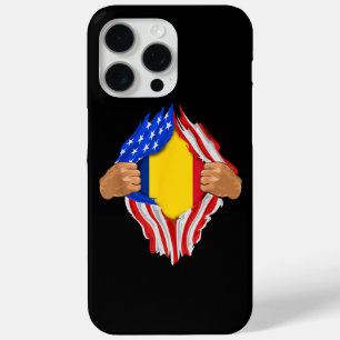 Romanian Blood Inside Me T-Shirt Romania Flag iPhone 15 Pro Max Case