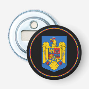 Romanian Flag Bottle Opener, Romania Emblem /Party Opener