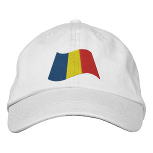 Romanian Flag Embroidered Hat