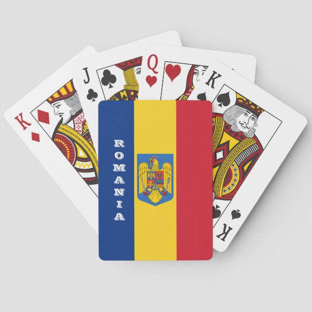 Romanian Flag Games, Romania Playing Cards (Back)