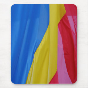 Romanian Flag Mouse Pad