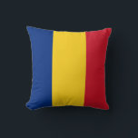 Romanian Flag on American MoJo Pillow<br><div class="desc">Add a touch of Romanian pride to your living space with our exclusive MoJo pillow featuring the flag of Romania! Crafted with meticulous attention to detail, this pillow is more than just a decorative item; it’s a celebration of Romania’s heritage and cultural pride. The vibrant design prominently displays the iconic...</div>