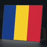 Romanian Flag Plaque<br><div class="desc">Add a touch of Romanian pride to your decor with our exclusive plaque featuring the flag of Romania! Crafted with meticulous attention to detail, this plaque is more than just a decorative item; it’s a celebration of Romania’s heritage and cultural pride. The vibrant design prominently displays the iconic Romanian flag,...</div>