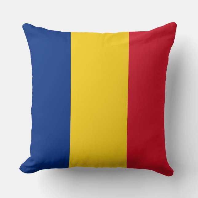 Romanian Flag (Romania) Cushion (Front)