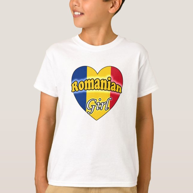 Romanian Girl T-Shirt (Front)