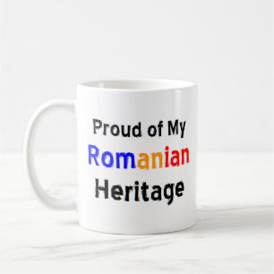 romanian heritage coffee mug