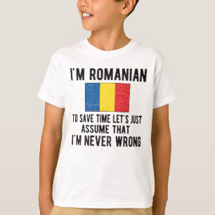 Romanian Heritage Romania Roots Romanian Flag T-Shirt