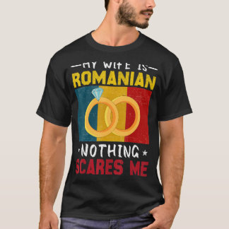 Romanian Marriage Roman Roots Heritage Married T-Shirt