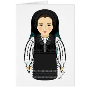 Romanian Matryoshka Card