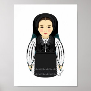 Romanian Matryoshka Poster