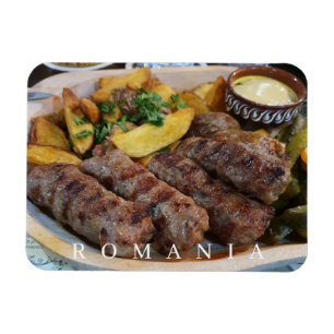 Romanian Mici view fridge magnet