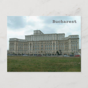 Romanian Parliament Postcard
