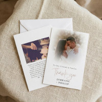 Romanic script photo gradient effect wedding