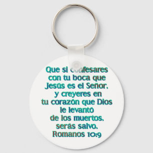 Romanos 10:9 key ring