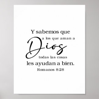 Romanos 8:28 Poster