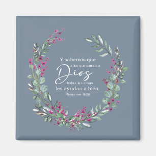 Romanos 8:28, spanish bible verse magnet