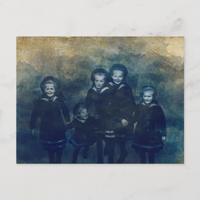Romanov children postcard (Front)