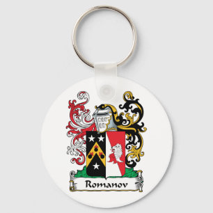 Romanov Family Crest Key Ring