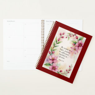 Romans 12:12 Custom Bible Verse Planner