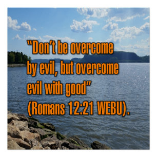 Romans 12:21 WEBU Poster