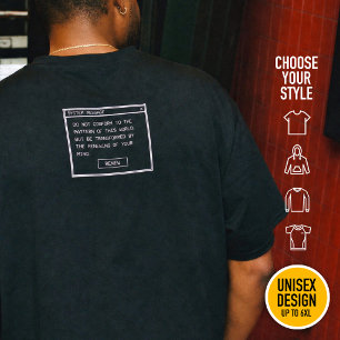 Romans 12:2 Do not conform Christian Streetwear T-Shirt