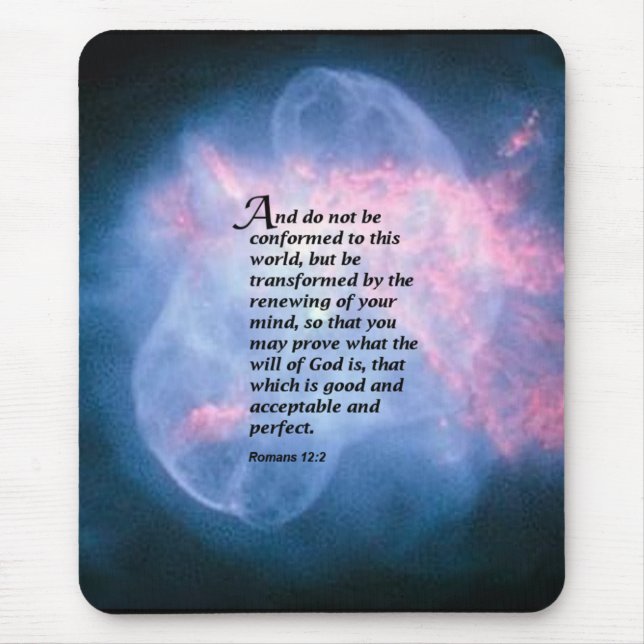 Romans 12:2 mouse pad (Front)