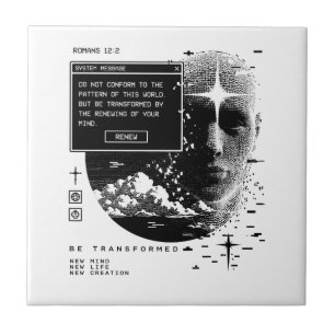 Romans 12:2 Renew Your Mind System Message Alert Tile