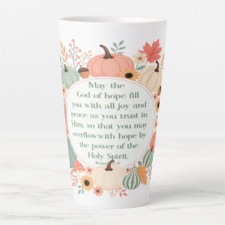 Romans 15:13 Fall Latte Mug