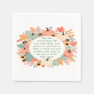 Romans 15:13 Fall Napkin
