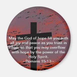 Romans 15:13 magnet
