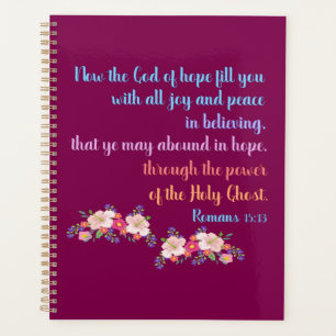 Romans 15 Bible Verse Design Planner