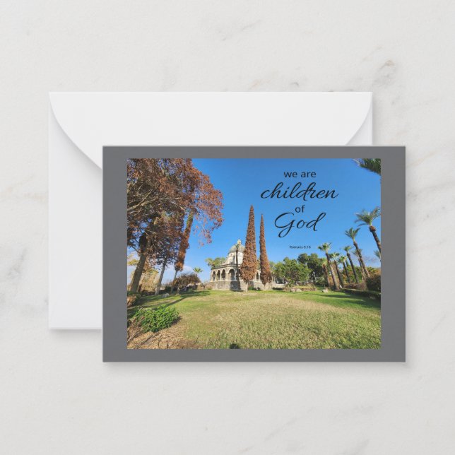 Romans 8:16 Notecard | Children of God (Front)