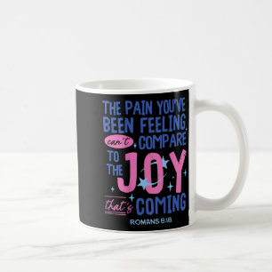 Romans 8_18 Bible Joy Is Coming Insrational Christ Coffee Mug
