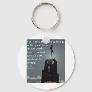 Romans 8:18 Glory to be Revealed Key Ring