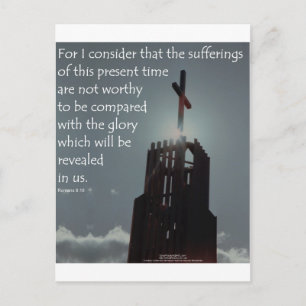 Romans 8:18 Glory to be Revealed Postcard