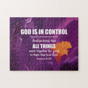 ROMANS 8:28 All Things Work Together Christian Jigsaw Puzzle