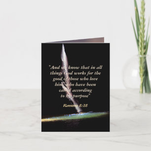 Romans 8:28 card