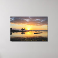 Romans 8:28 Christian Bible Verse Canvas Art