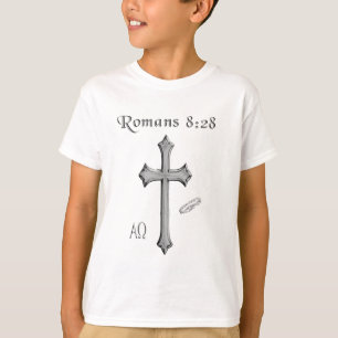 Romans 8:28 Christian Bible verse T-Shirt